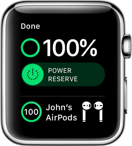 Apple Watch Battery level