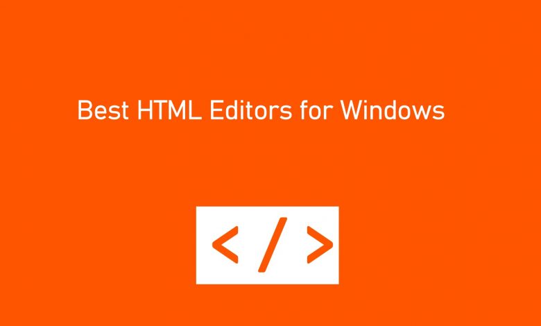 Best HTML editors for windows