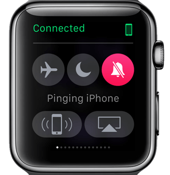 Check if iPhone is connected - How to Find iPhone using Apple Watch?