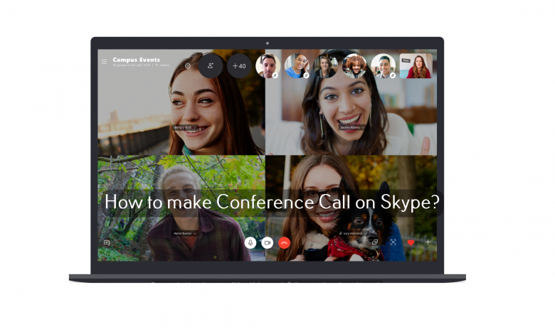 Conference call on Skype