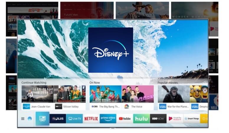 Samsung Smart TV Home Screen