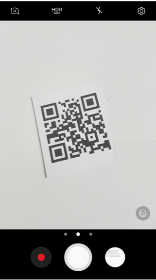Scan QR codes on Android