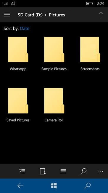 Screenshot in Windows Phone