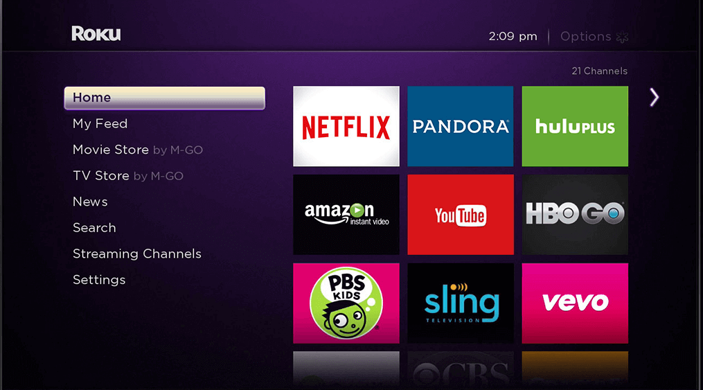 Showtime on Roku