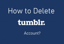Delete Tumblr account