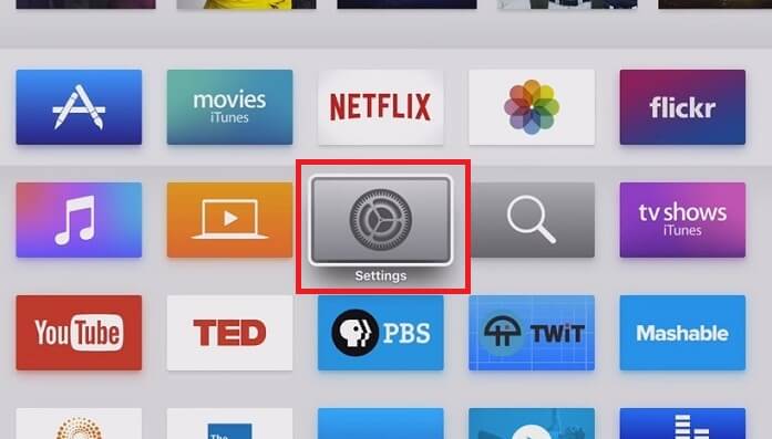 Turn Off Apple TV from Settings