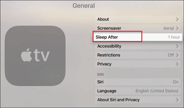 Select Sleep After