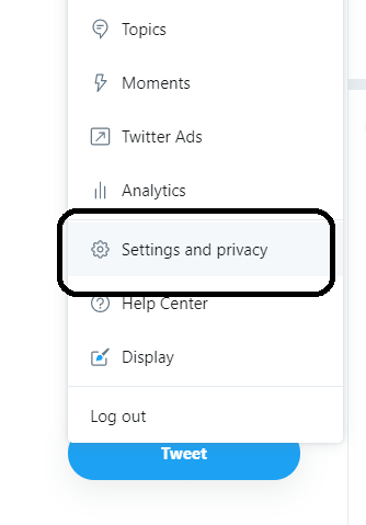 Settings and Privacy