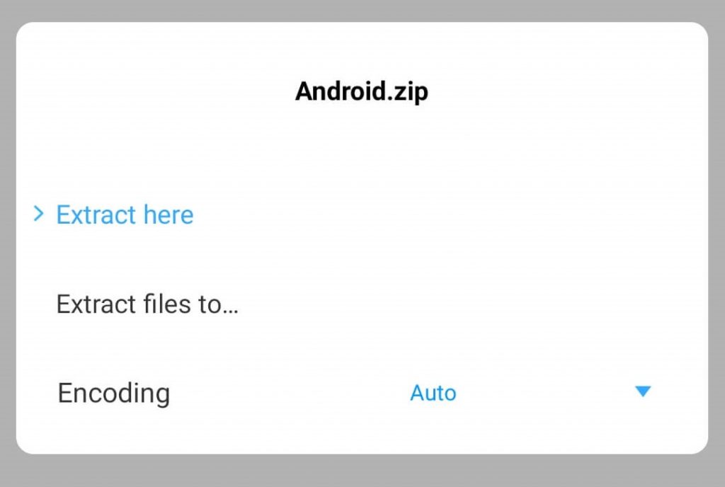 Unzip Files on Android