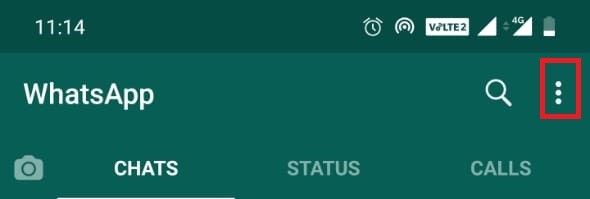 CLick on Three-dotted icon
