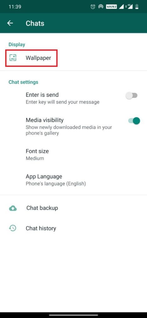 Wallpaper - How to Enable WhatsApp Dark Mode?
