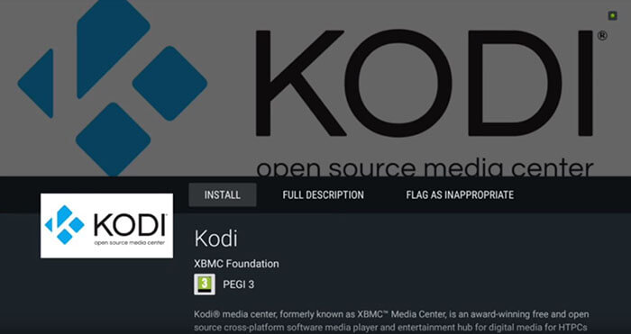 Kodi on Nvidia Shield