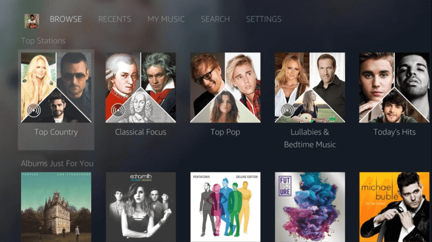 Amazon Music on Roku