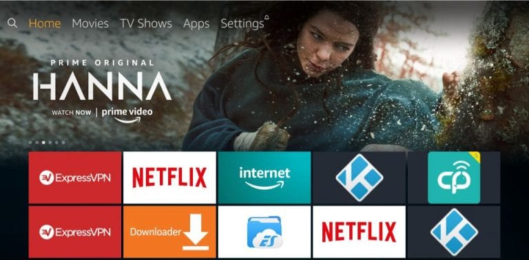 Firestick Home screen