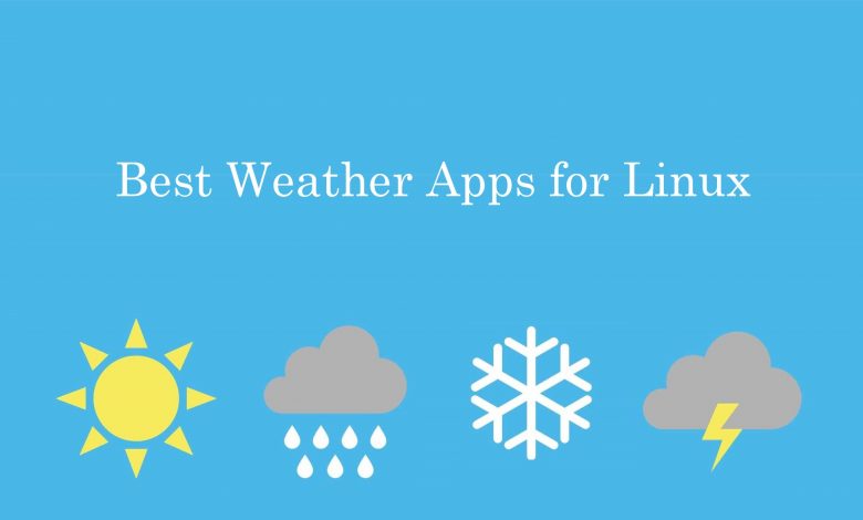 Best Weather apps for Linux