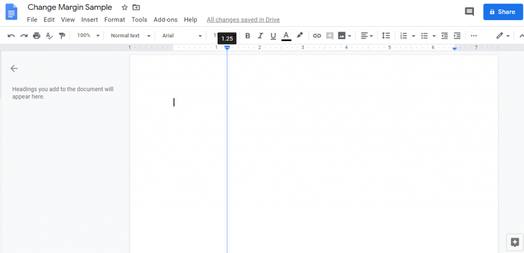 Changing Left Margin - How to Change Margins In Google Docs