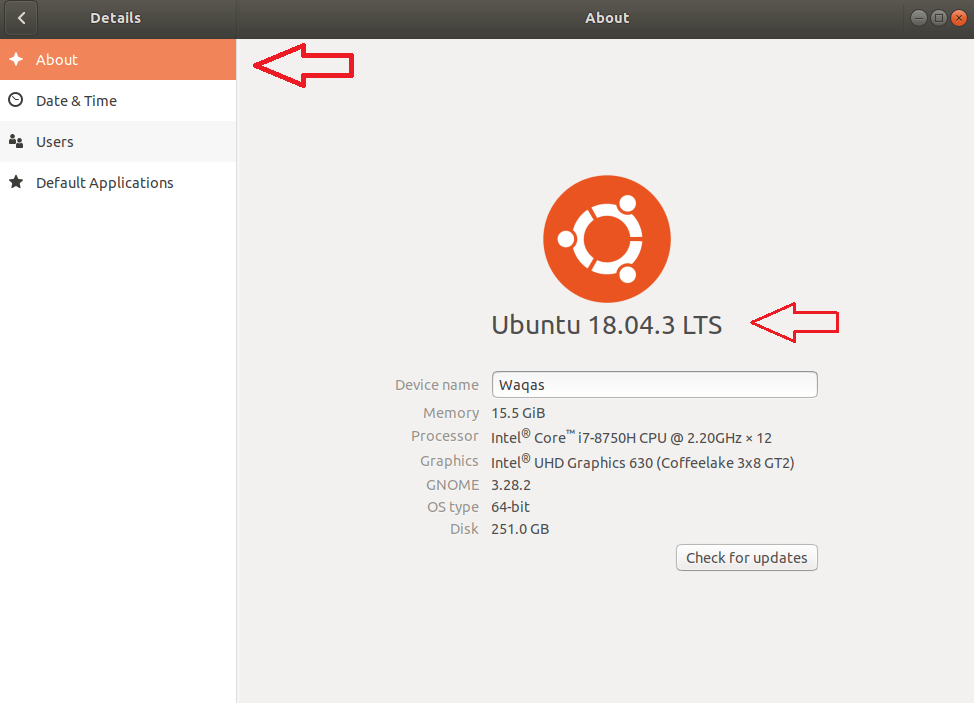 Check Ubuntu Version