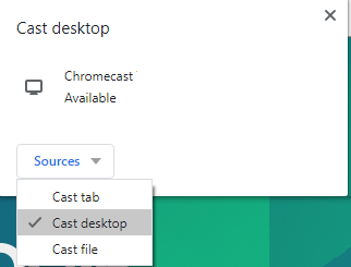 Chromecast from Laptop