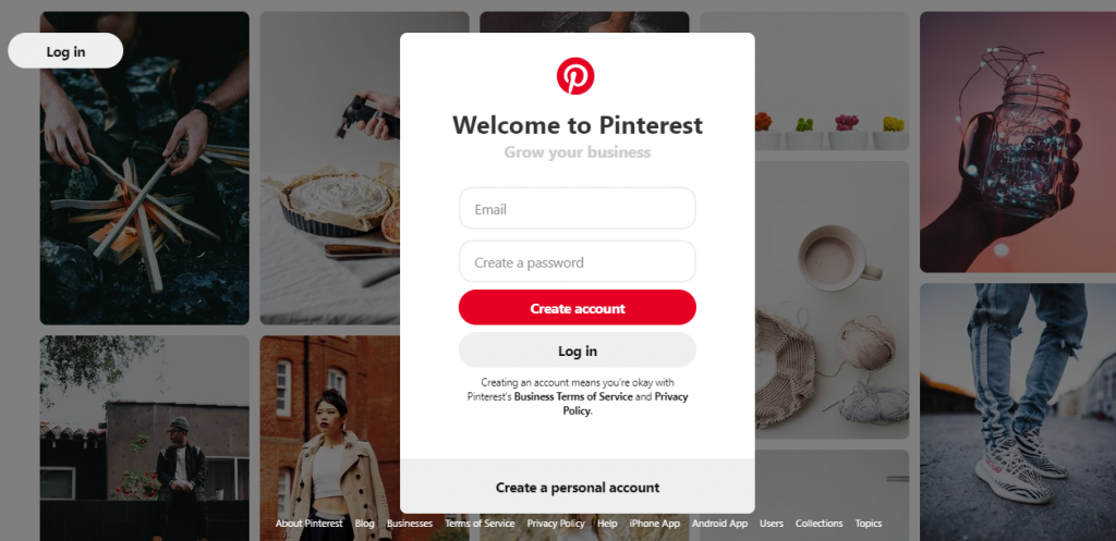 Create Pinterest Business Account