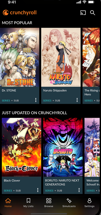 AirPlay Crunchyroll