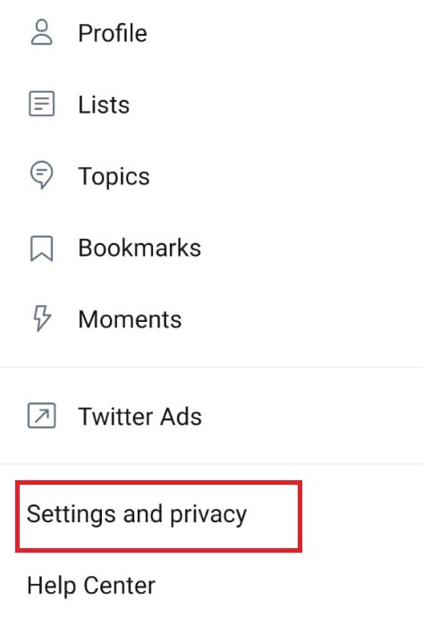 Settings and Privacy