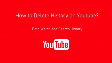 How to delete History on Youtube
