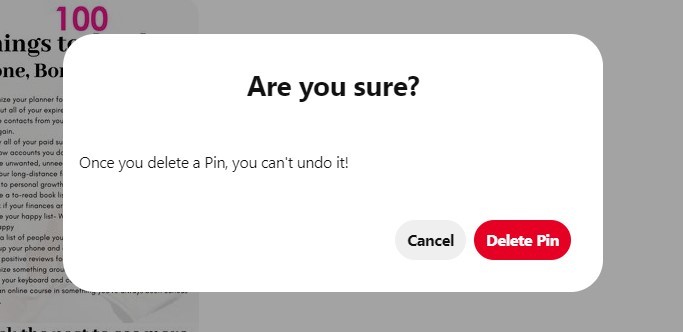 How to Delete Pins on Pinterest?