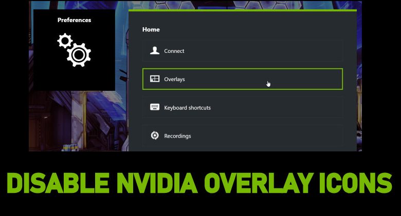 Disable NVIDIA Overlay Icons