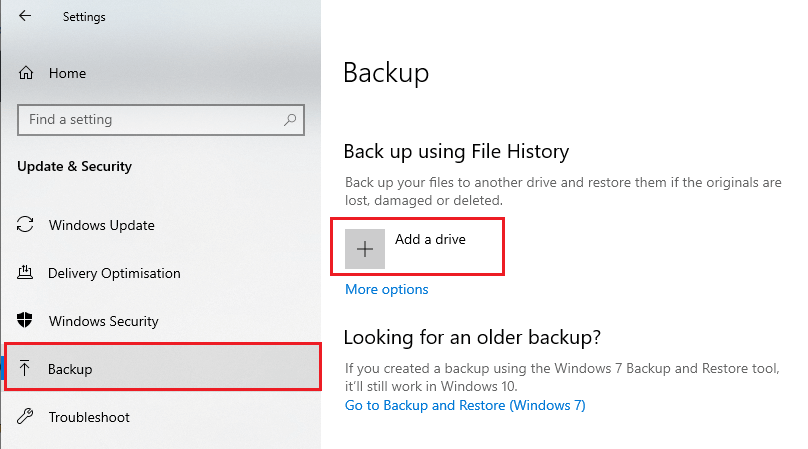 Backup Windows