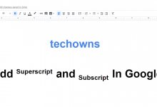 How to add Superscript and Subscript In Google Docs