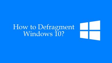 How to defragment Windows 10