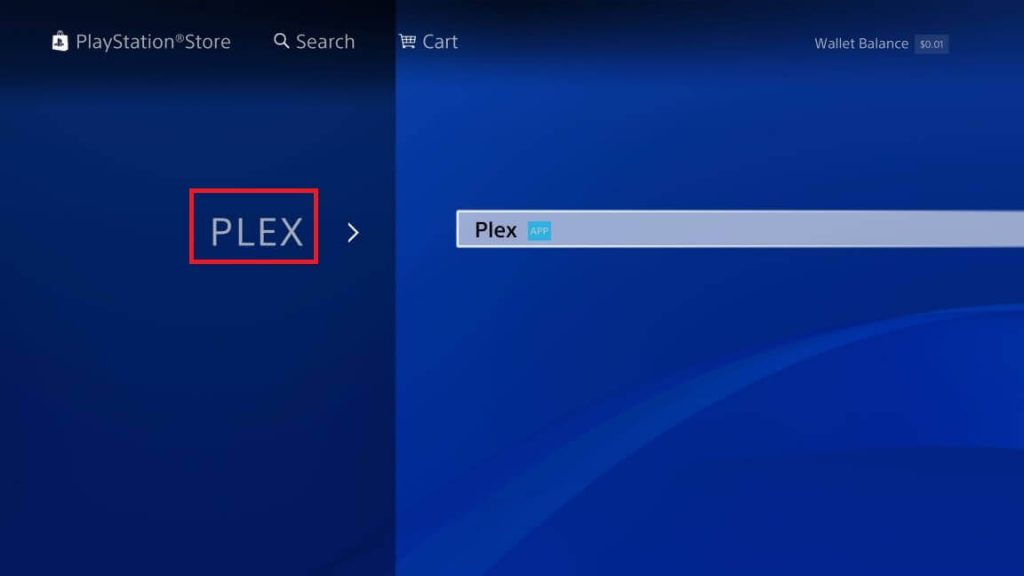 Search for Plex