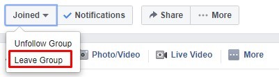 How to Leave a Group on Facebook