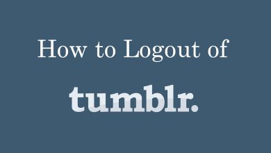 How to Logout of Tumblr