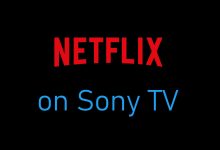 Netflix on Sony TV