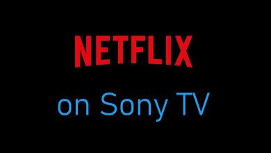 Netflix on Sony TV