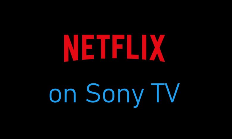 Netflix on Sony TV