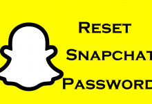 Reset Password on Snapchat