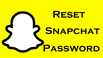 Reset Password on Snapchat