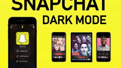 Snapchat Dark Mode