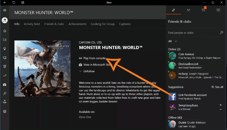 Install Games from the Xbox App