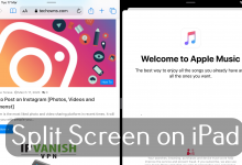 Split Screen on iPAd