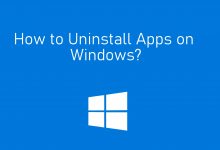 How to Uninstall apps on windows 10