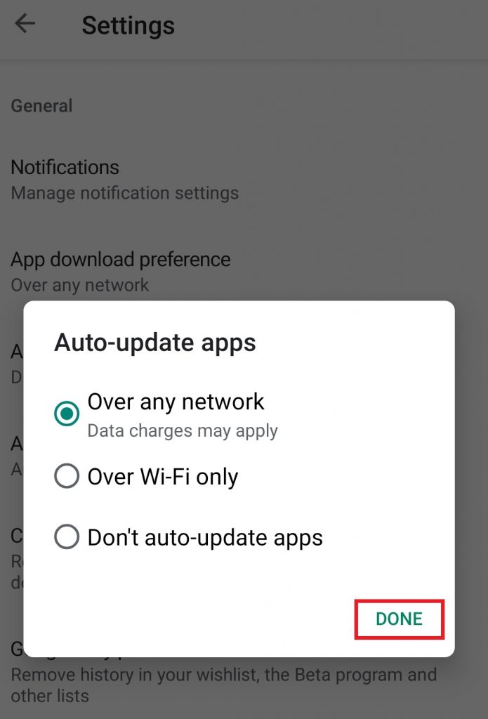 Update Android Apps Automatically