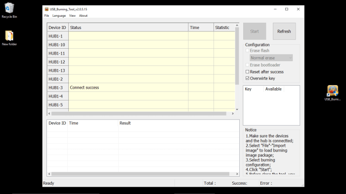 USB Burning tool