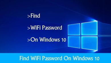 View Wi-Fi Password on Windows 10