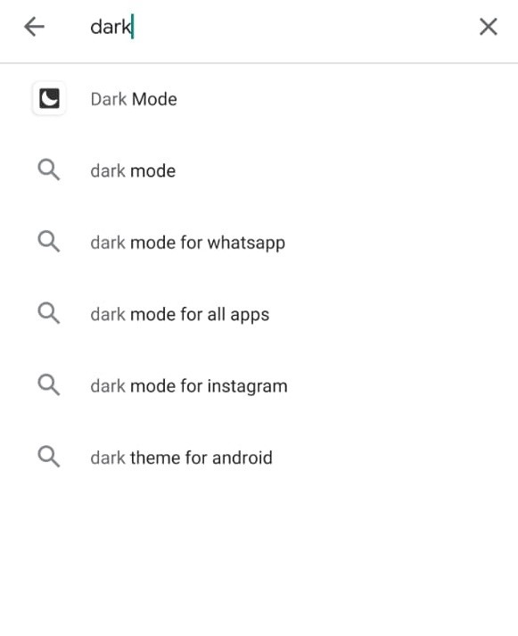 Enable Android Dark Mode