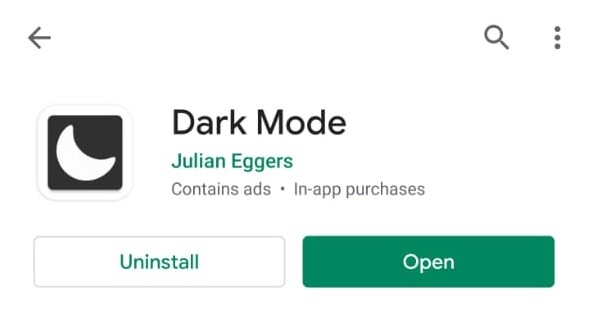 Enable Android Dark Mode