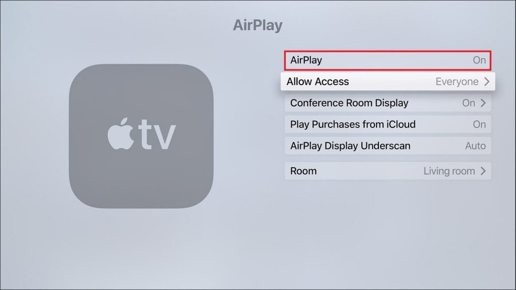 Enable AirPlay