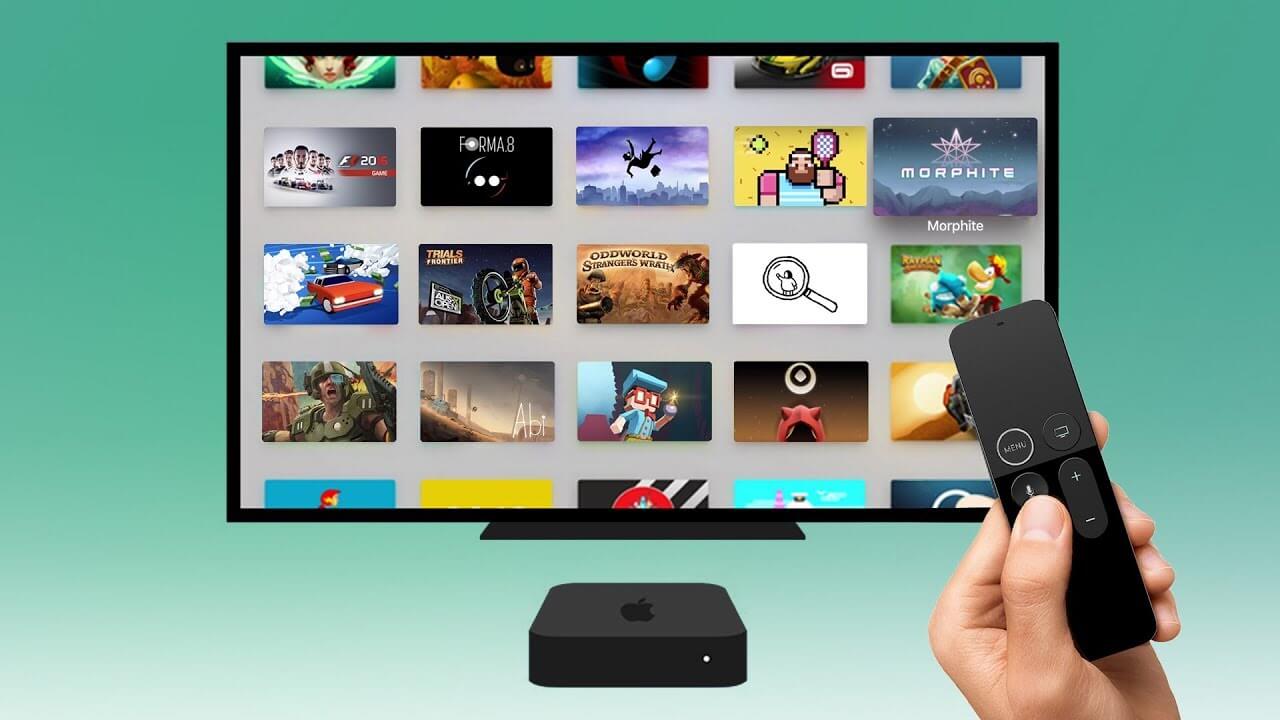 Как установить игры на тв. Игры для Apple TV. Игра ТВ. Apple TV телевизор. Игры на телевизоре.